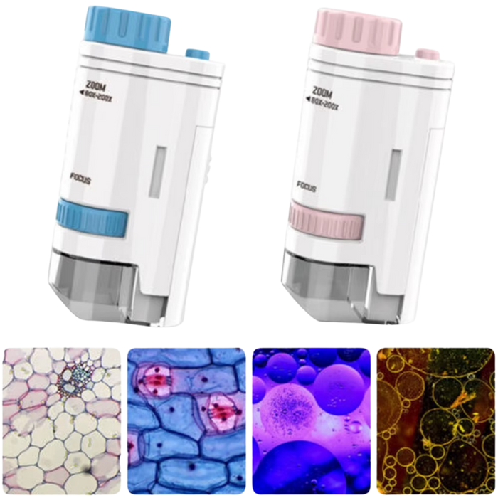 TERRADERO™ Çocuklar için Mini Mikroskop Bilim Kiti