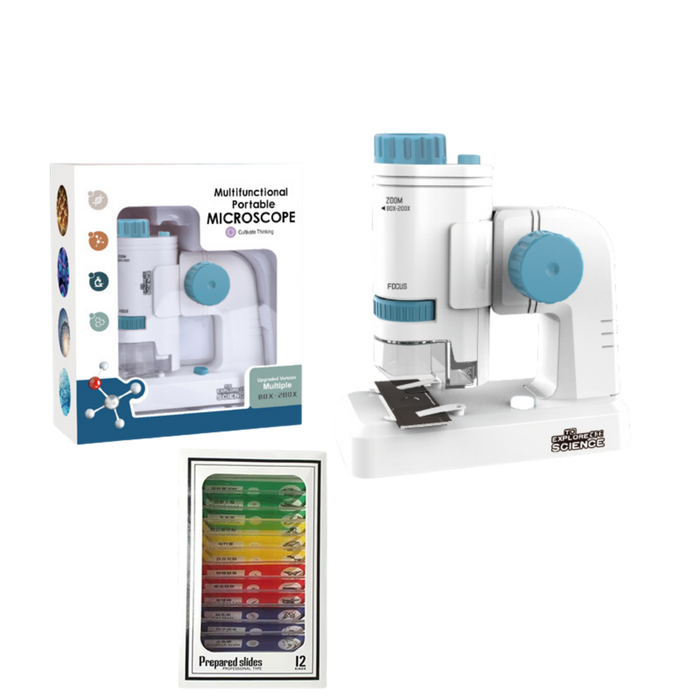TERRADERO™ Çocuklar için Mini Mikroskop Bilim Kiti